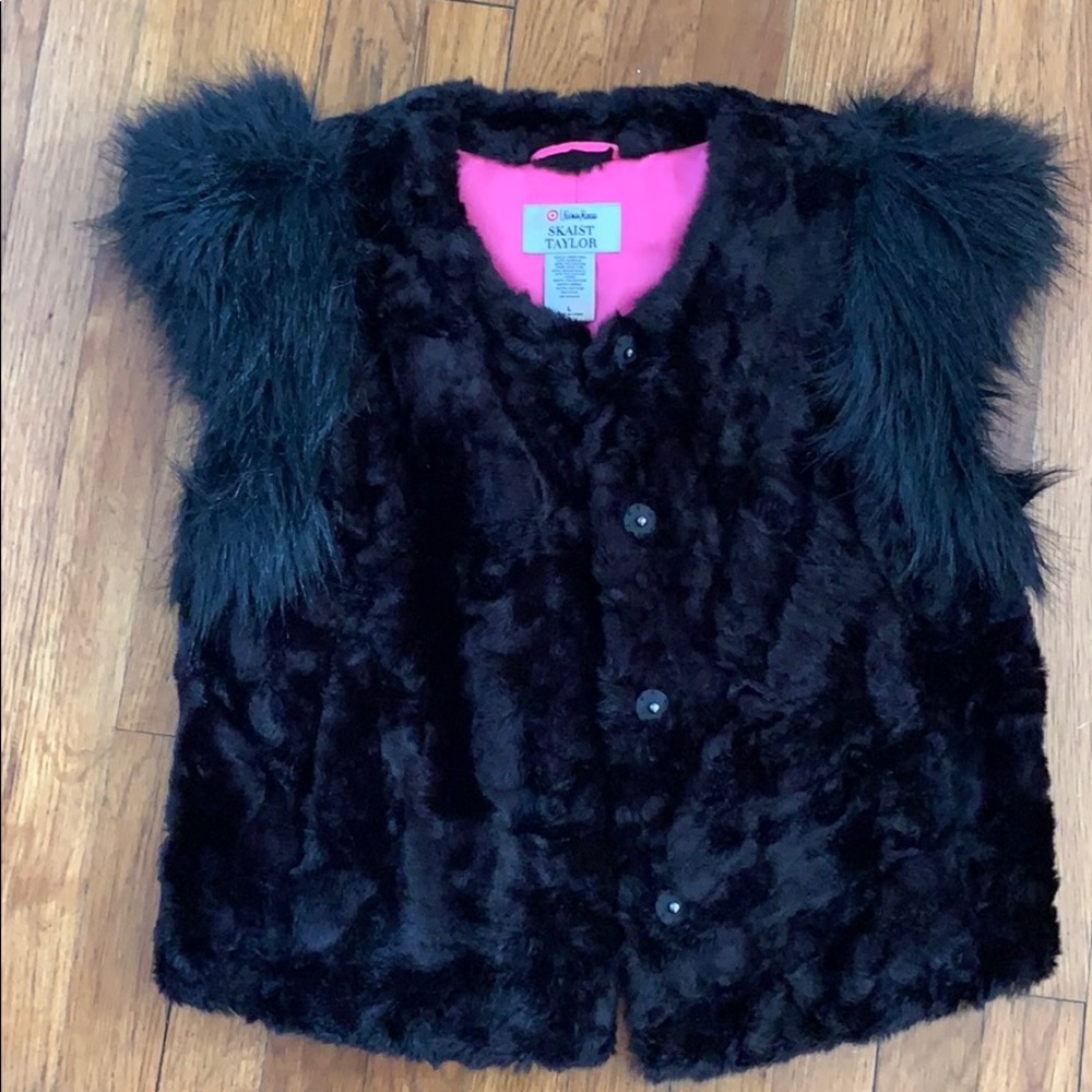 Faux fur vest